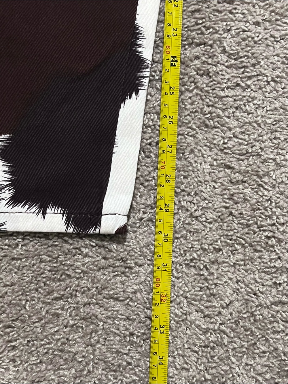 Fashion Nova Brown & White Cheyenne Cargo Jeans - Picture 5 of 9